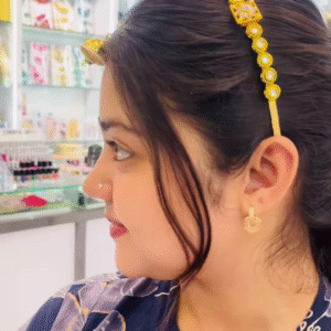 ✨ Golden Temple Borla – Ethnic Rajputana Maang Tikka 💛