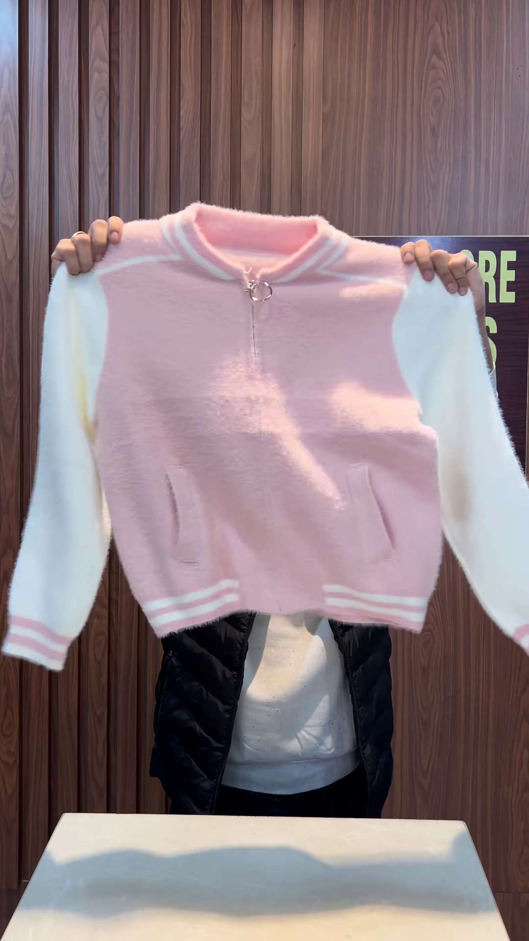 Fuzzy Varsity Zip-Up Winter Jacket Collection ๐โ๏ธ